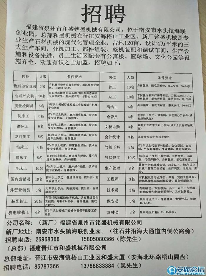 向山镇最新招聘信息总览