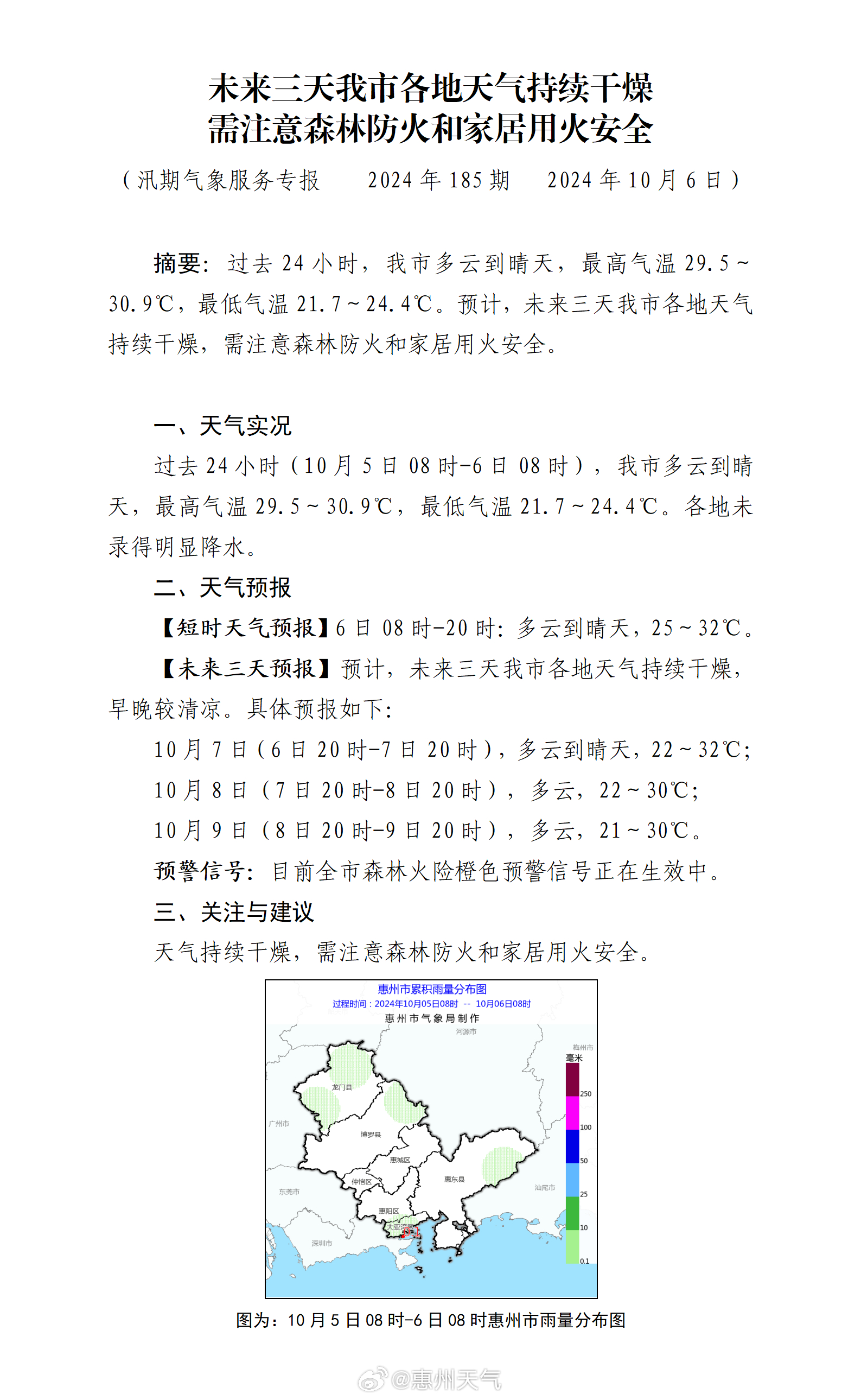 林业总场最新气象预报信息